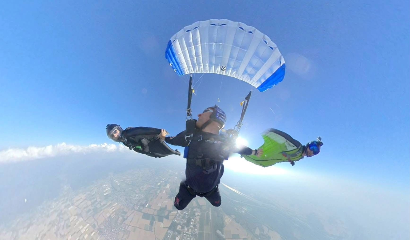 Wingsuit formation flight